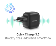 Silver Monkey Ładowarka GaN Smart Duo 48W PD Czarna - 1417247 - zdjęcie 4